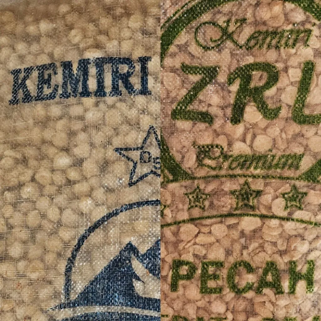 Kemiri Bulat dan Kemiri Pecah